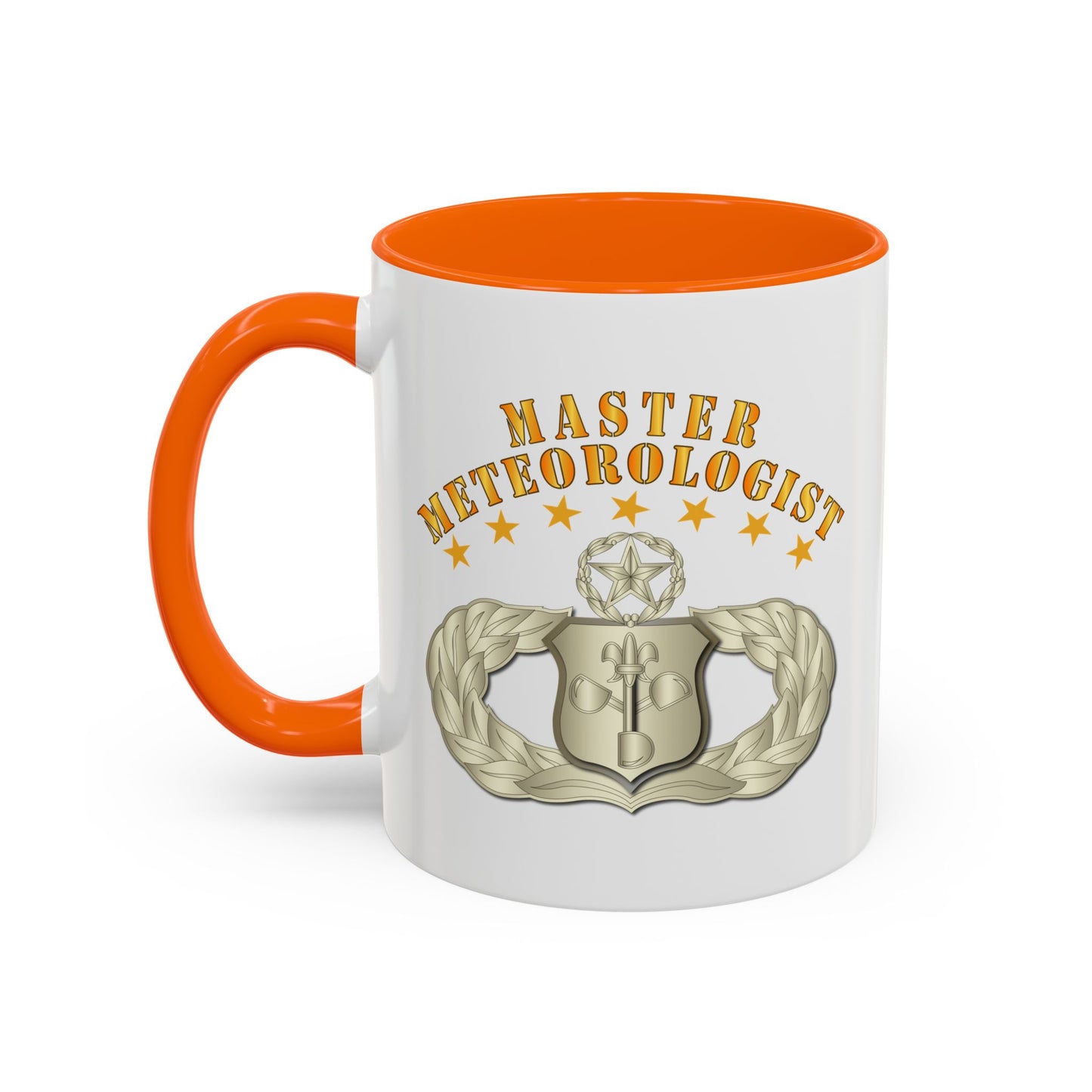 Accent Coffee Mug (11oz & 15oz) - USAF - Meteorologist - Master Badge wo DS