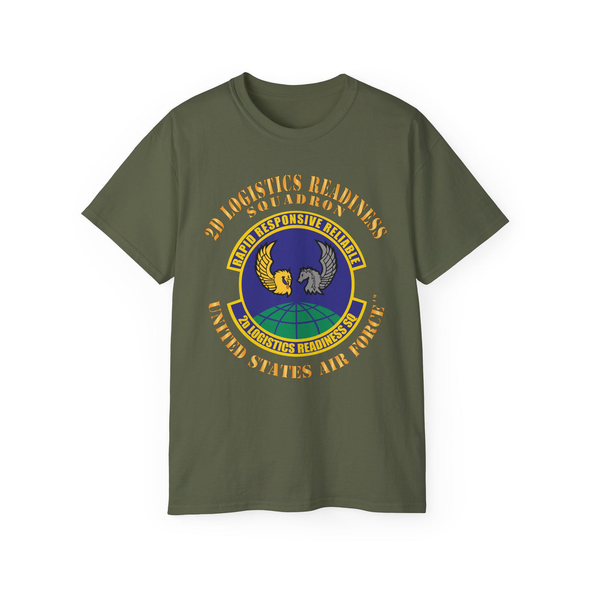 Unisex Ultra Cotton Tee - USAF - 2d Logistics Readiness Squadron
