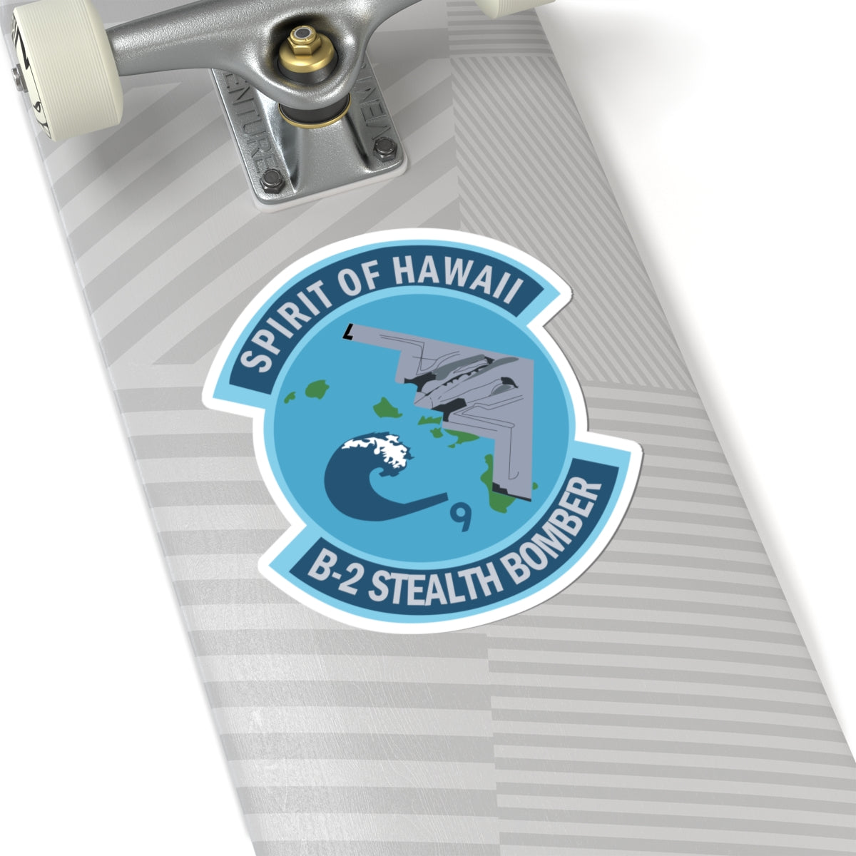 Kiss-Cut Stickers - USAF - B2 - Spirit of Hawaii - Stealth Bomber wo txt X 300