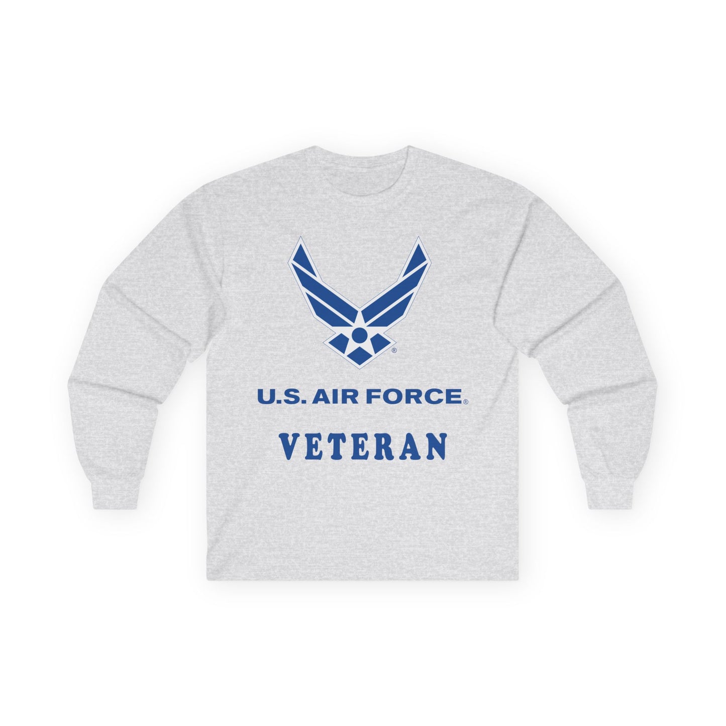 Unisex Ultra Cotton Long Sleeve Tee - USAF - Air Force - Veteran X 300