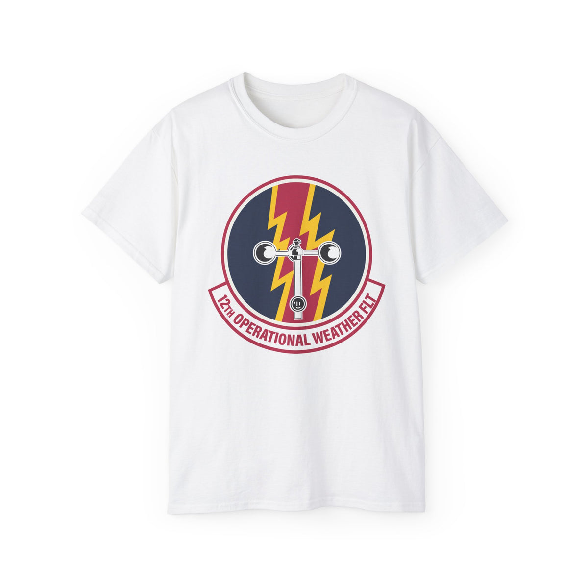Unisex Ultra Cotton Tee - USAF - 12th Operational Weather Flight wo txt