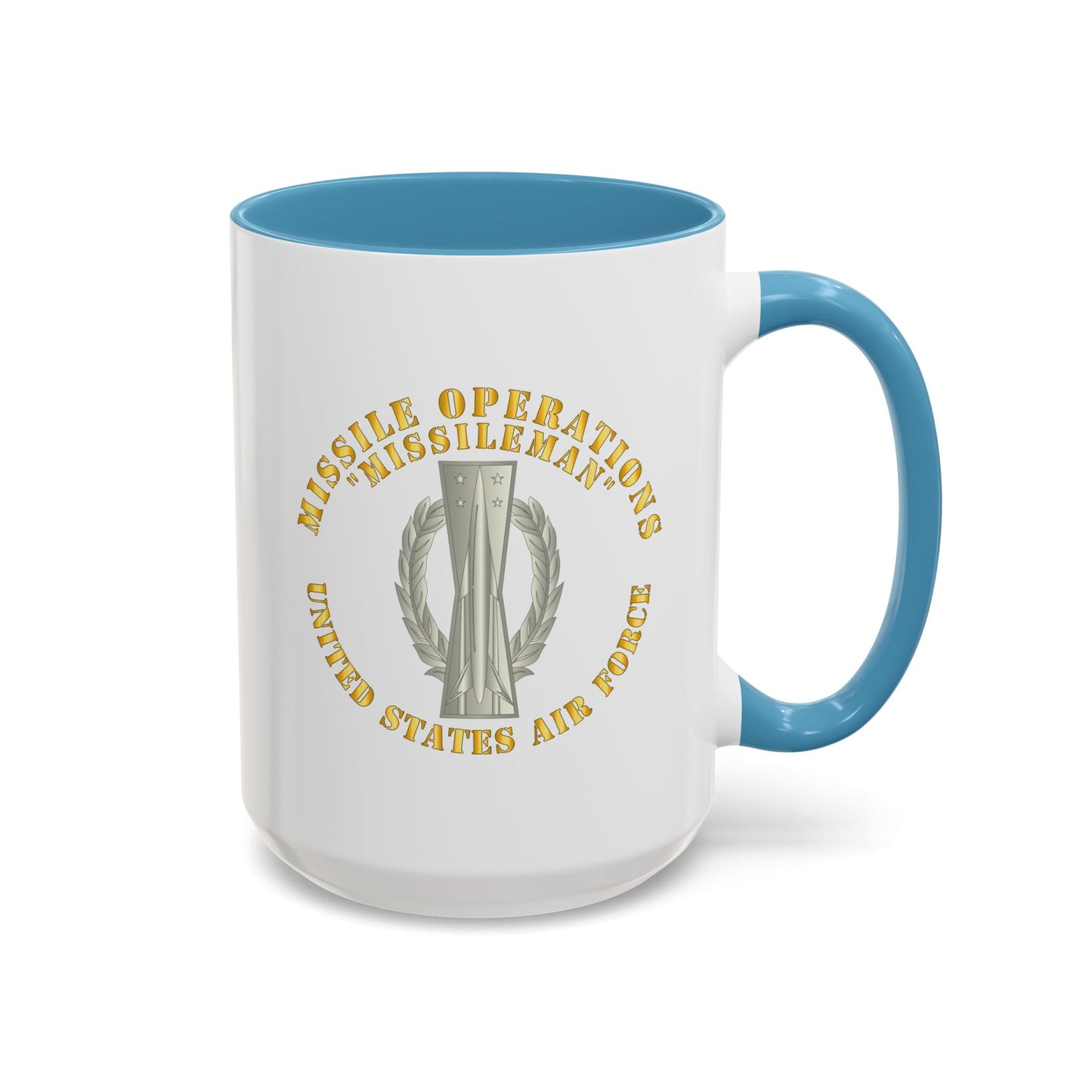 Accent Coffee Mug (11oz & 15oz) - USAF - Missile Operations - Missileman - Basic