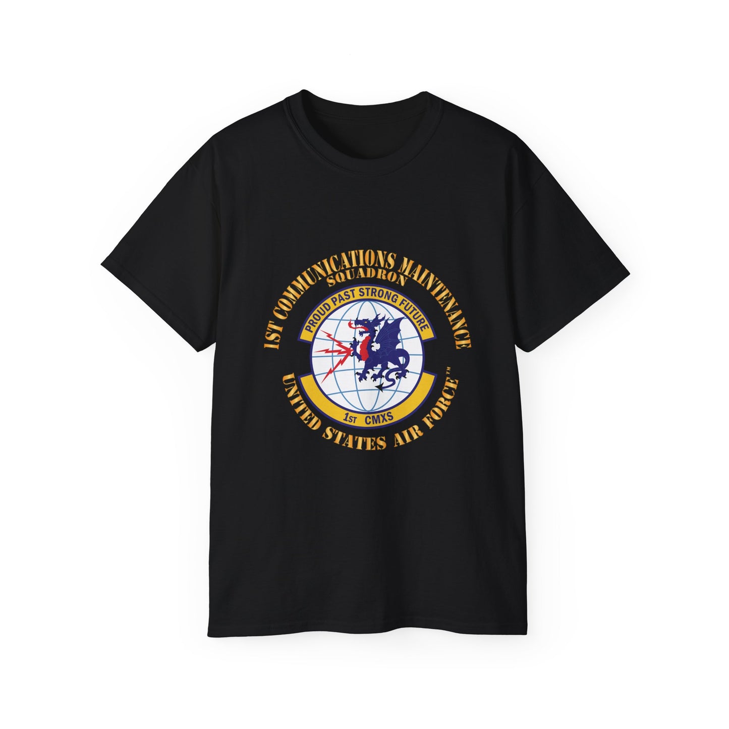 Unisex Ultra Cotton Tee - USAF - 1st Communications Maintenance Squadron(USAFE) X 300