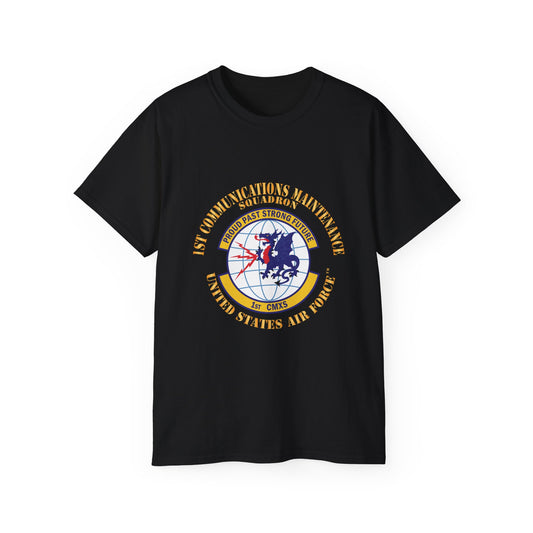Unisex Ultra Cotton Tee - USAF - 1st Communications Maintenance Squadron(USAFE) X 300