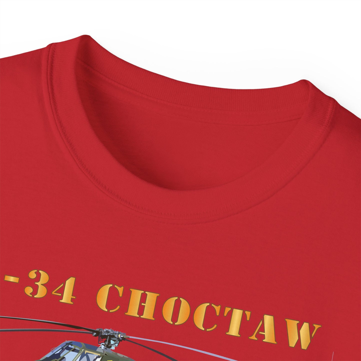 Unisex Ultra Cotton Tee - H-34 Choctaw with Txt X 300