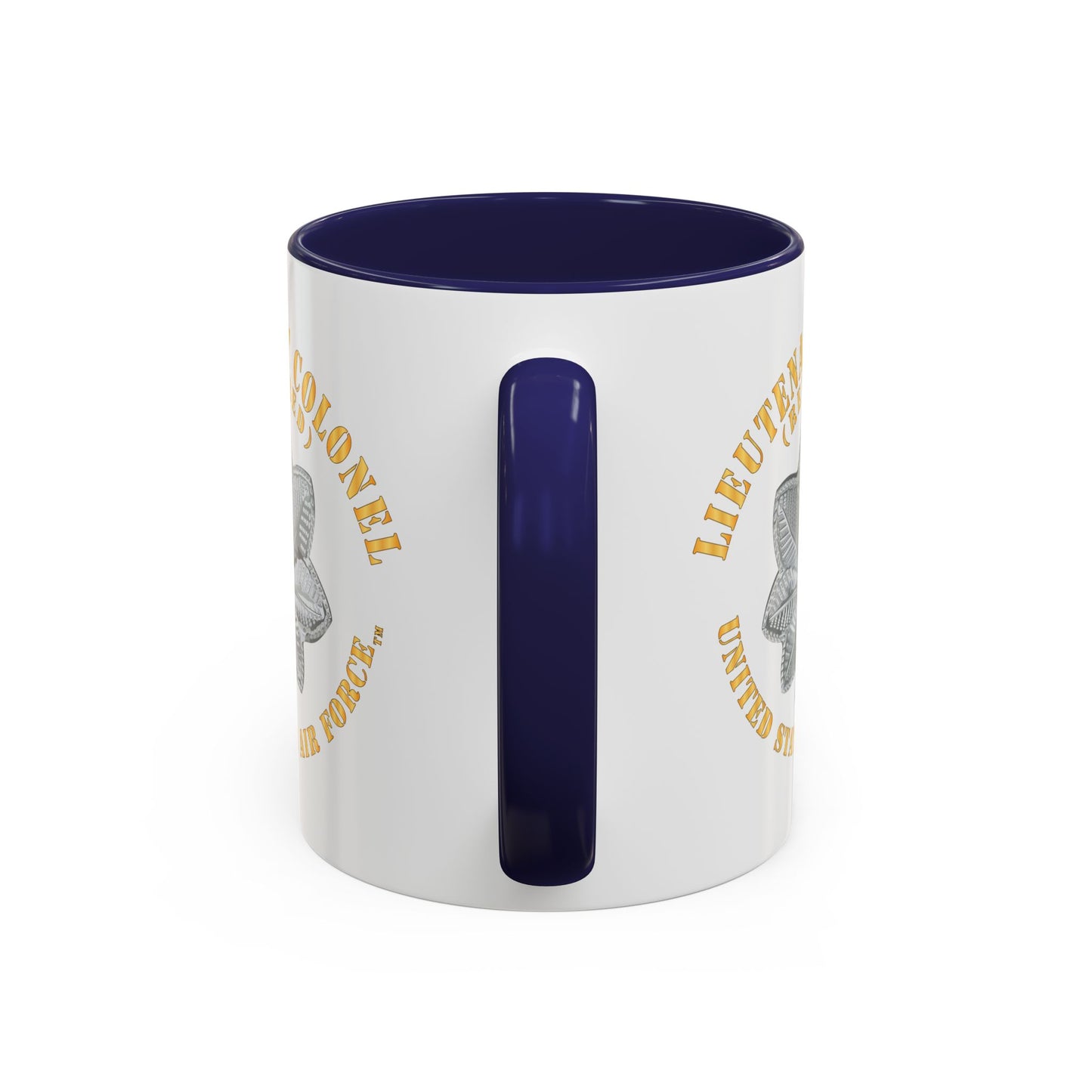 Accent Coffee Mug (11oz & 15oz) - USAF - Lieutenant Colonel - LTC - Retired - TM X 300