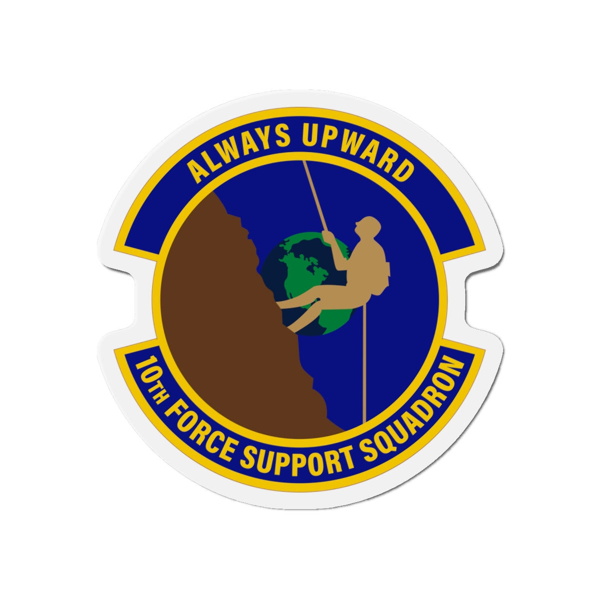 Die-Cut Magnet - USAF - 10th Force Support Squadron wo txt