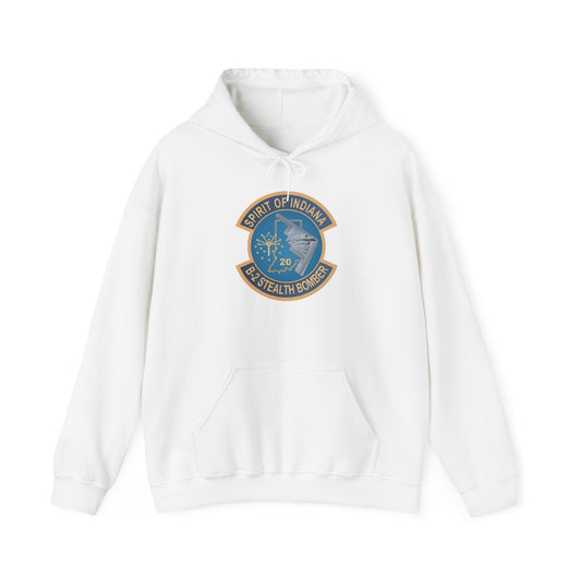 Unisex Heavy Blend Hooded Sweatshirt - USAF - B2 - Spirit of Indiana - Stealth Bomber wo txt X 300