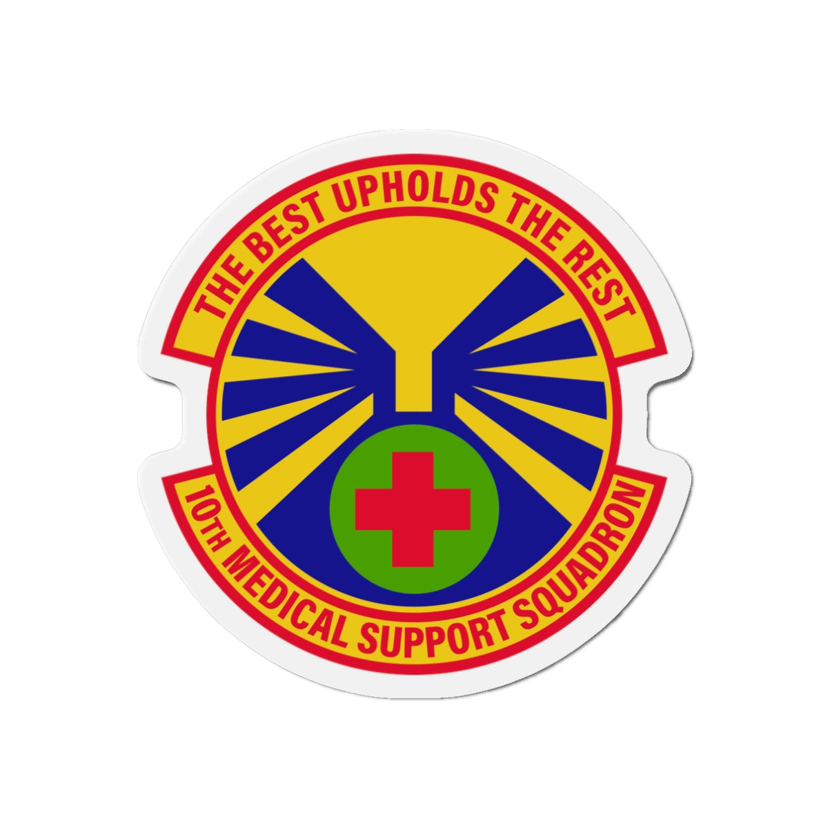 Die-Cut Magnet - USAF - 10th Medical Support Squadron wo txt