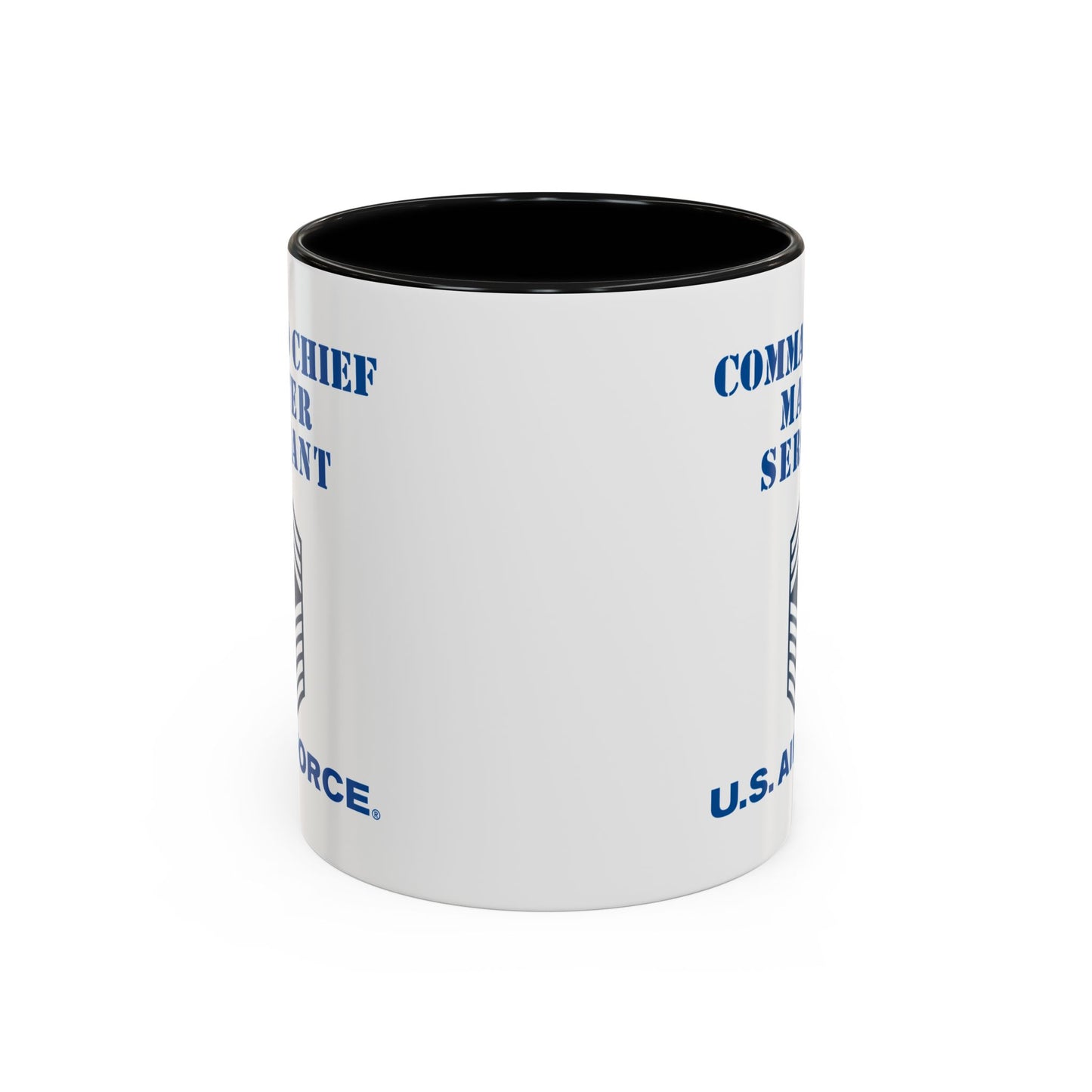 Accent Coffee Mug (11oz & 15oz) - USAF - Command Chief Master Sergeant (E9c) - 2020 - US Air Force w Text X 300