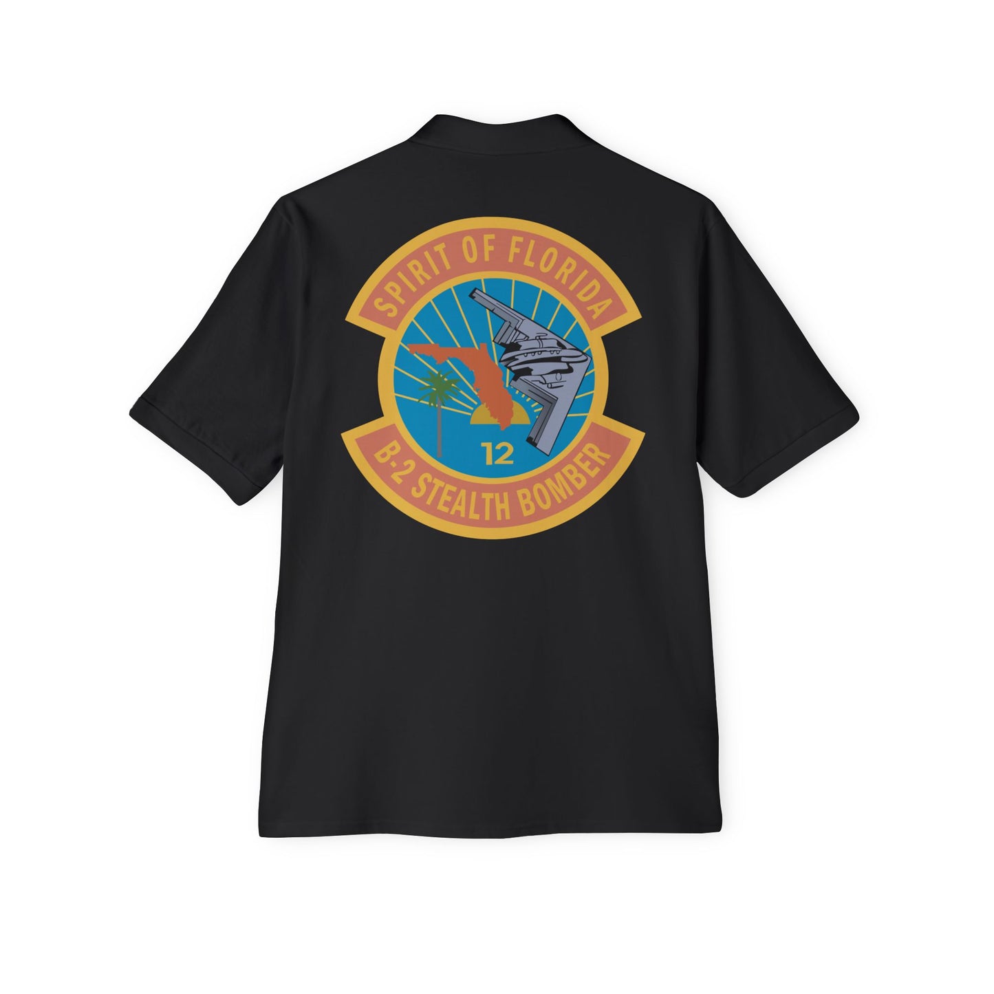 Men's Piqué Polo - USAF - B2 - Spirit of Florida - Stealth Bomber wo txt X 300