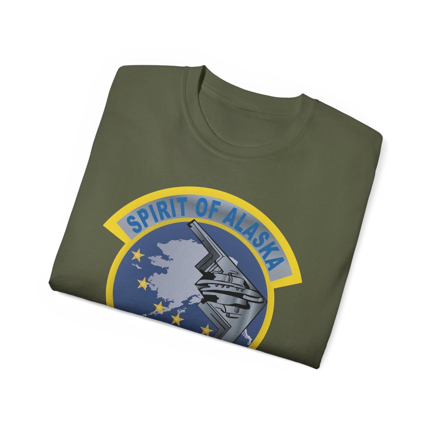 Unisex Ultra Cotton Tee - USAF - B2 - Spirit of Alaska - Stealth Bomber wo txt X 300