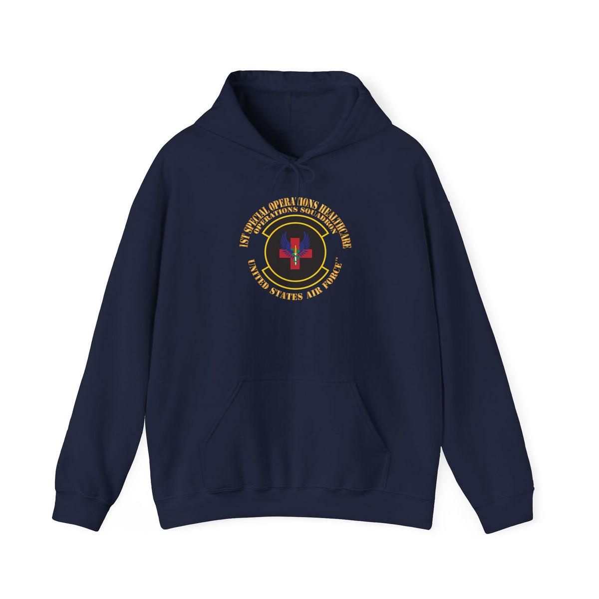 Unisex Heavy Blend Hooded Sweatshirt - USAF - 1st Special Operations Healthcare Operations Squadron X 300