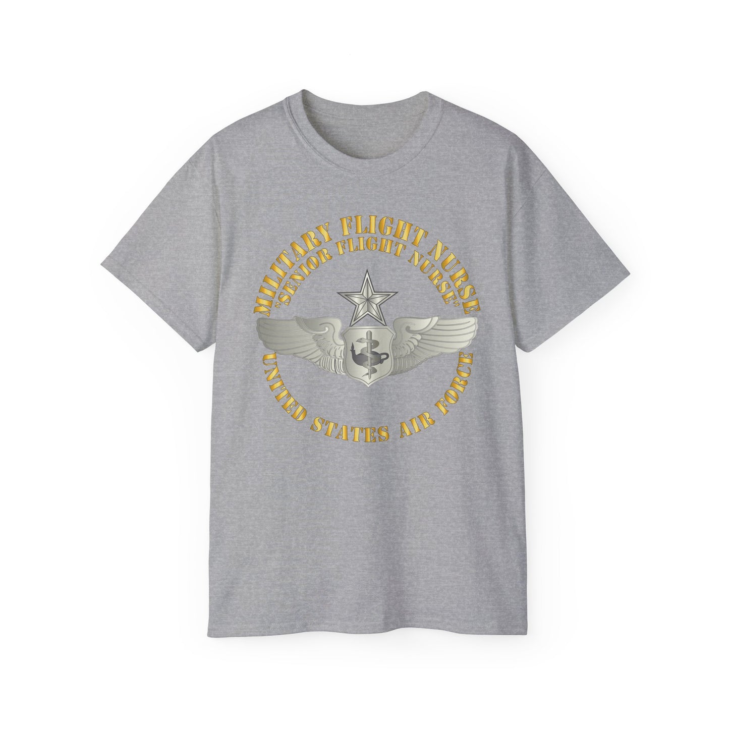 Unisex Ultra Cotton Tee - USAF - Military Flight Nurse - Flight Nurse - Senior
