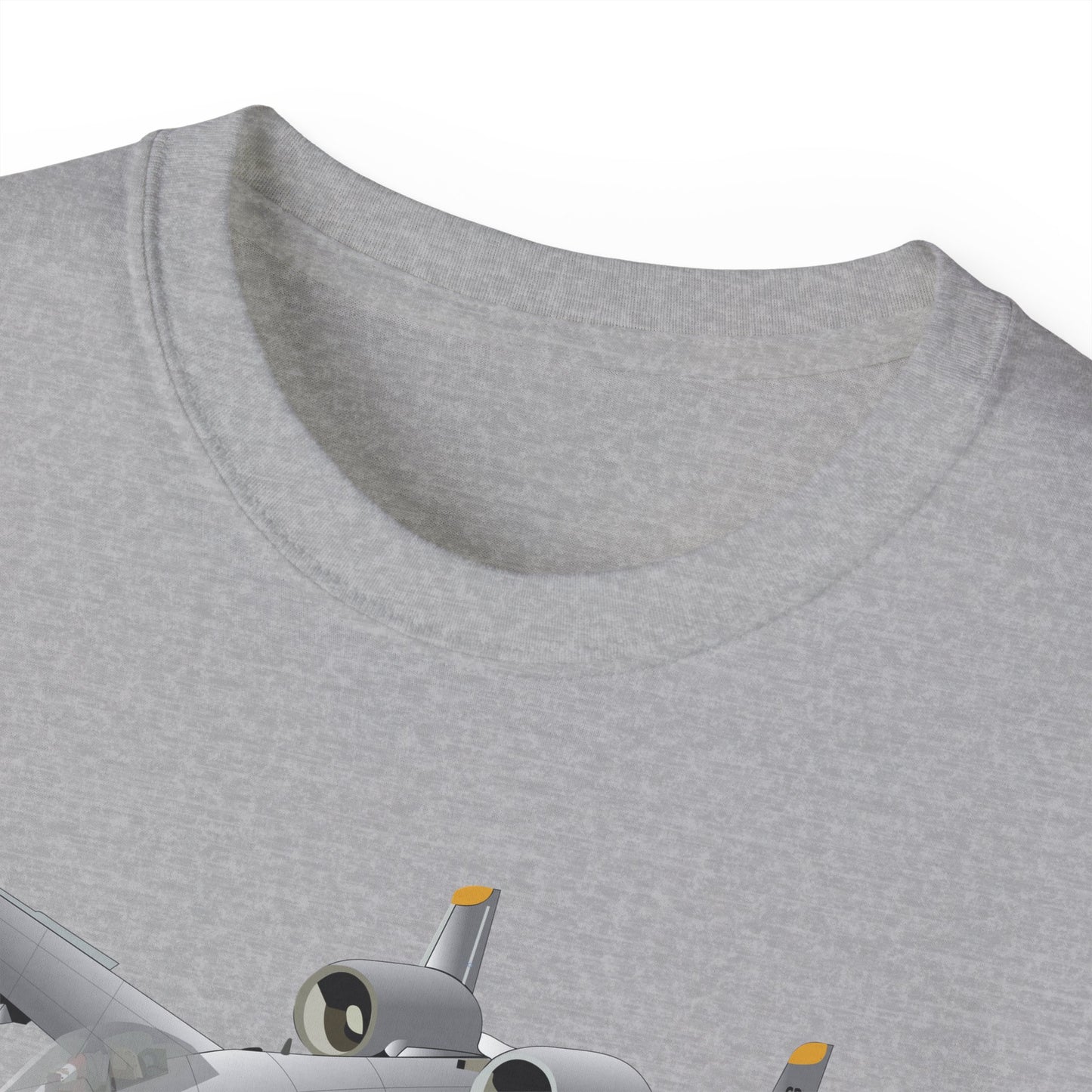 Unisex Ultra Cotton Tee - Aircraft - A10 - Front - Top - Oblique X 300