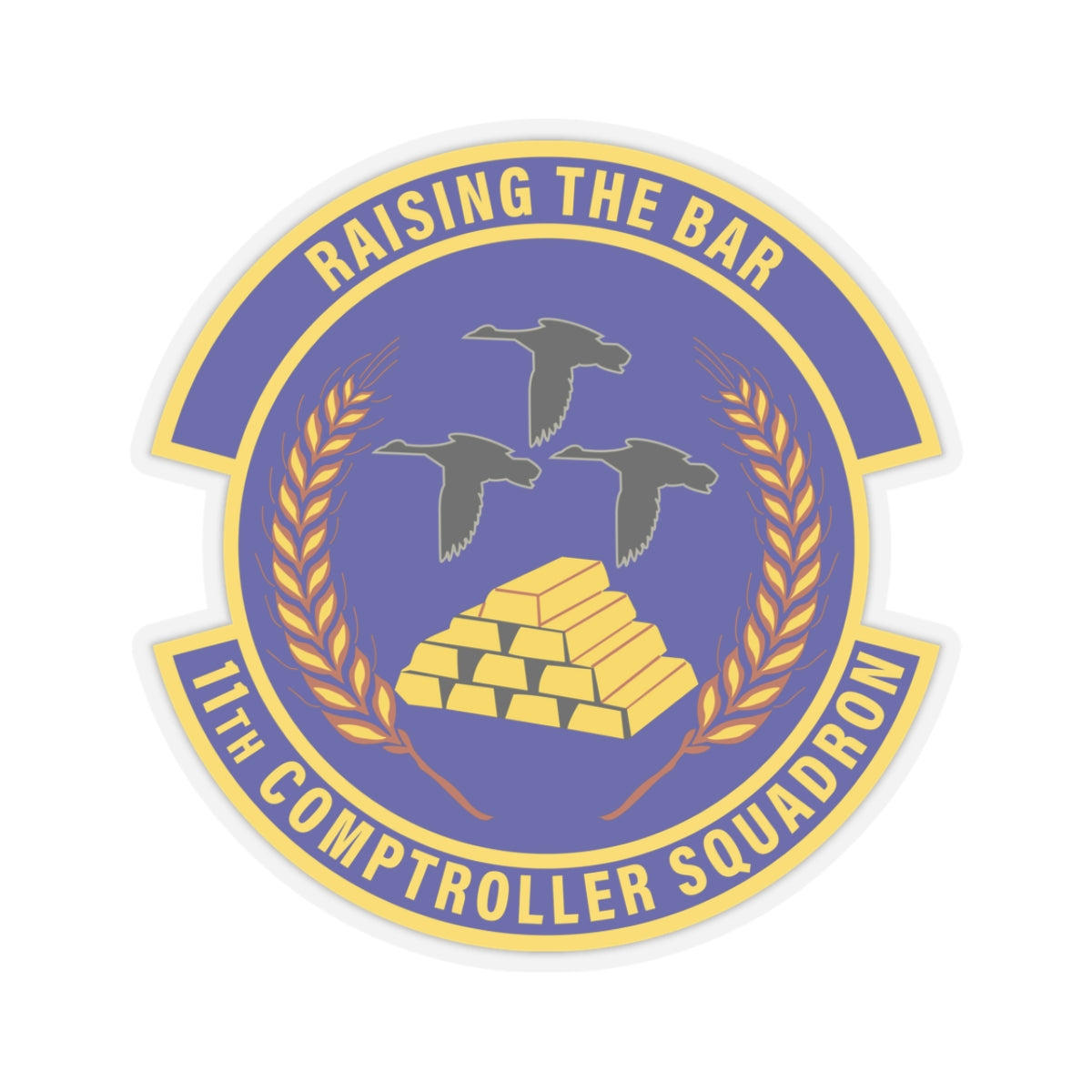 Kiss-Cut Stickers - USAF - 11th Comptroller Squadron wo txt