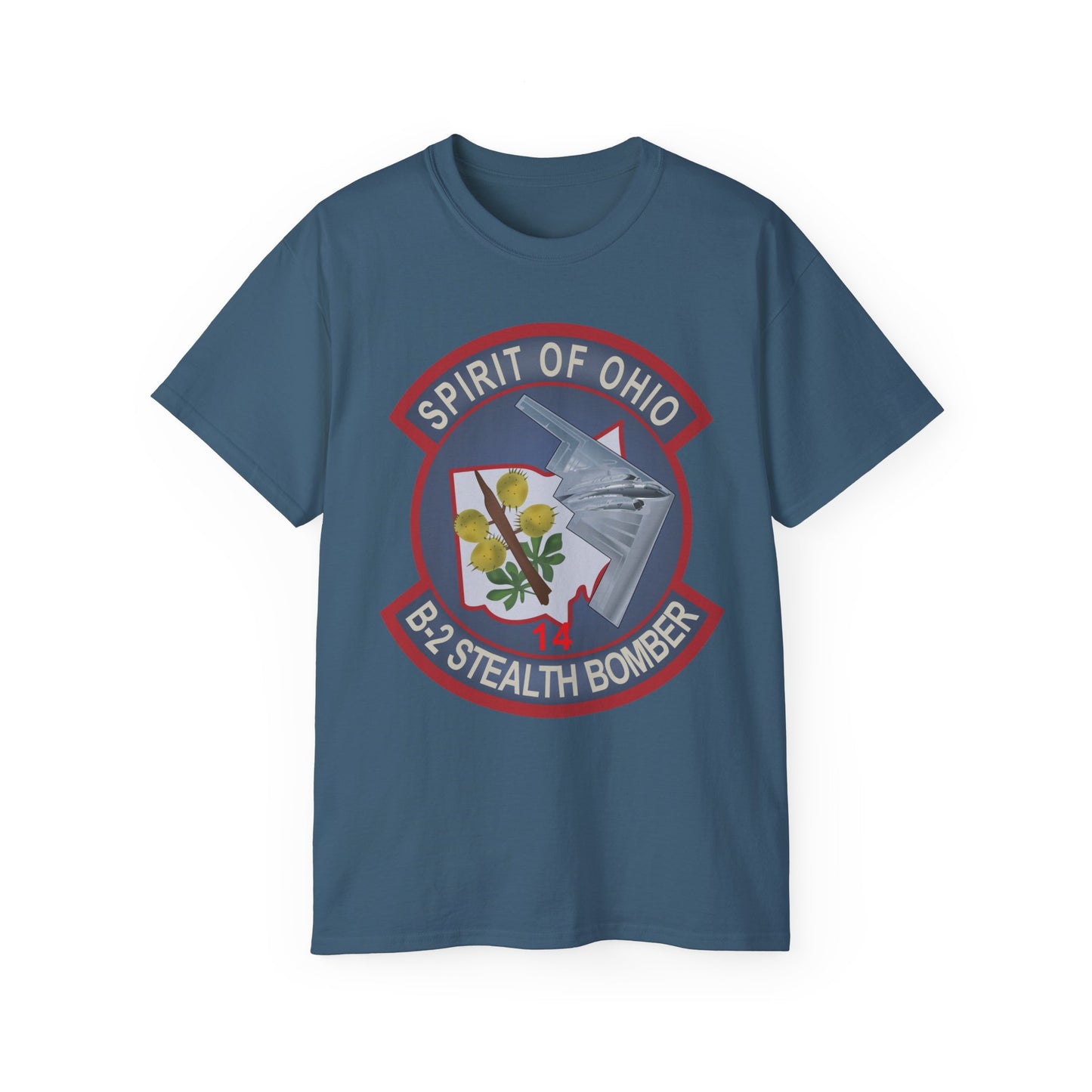 Unisex Ultra Cotton Tee - USAF - B2 - Spirit of Ohio - Stealth Bomber wo txt X 300