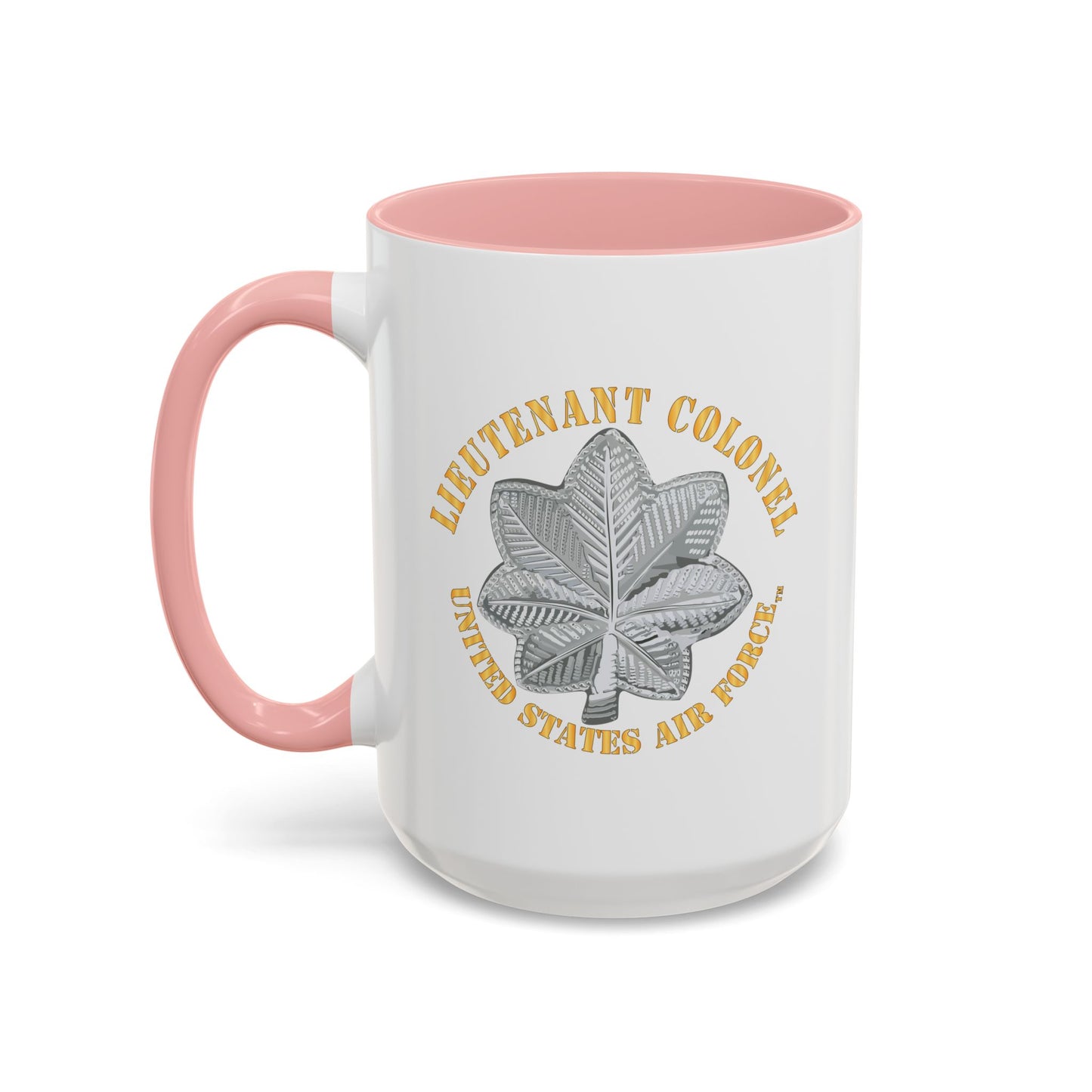 Accent Coffee Mug (11oz & 15oz) - USAF - Lieutenant Colonel - LTC - TM X 300