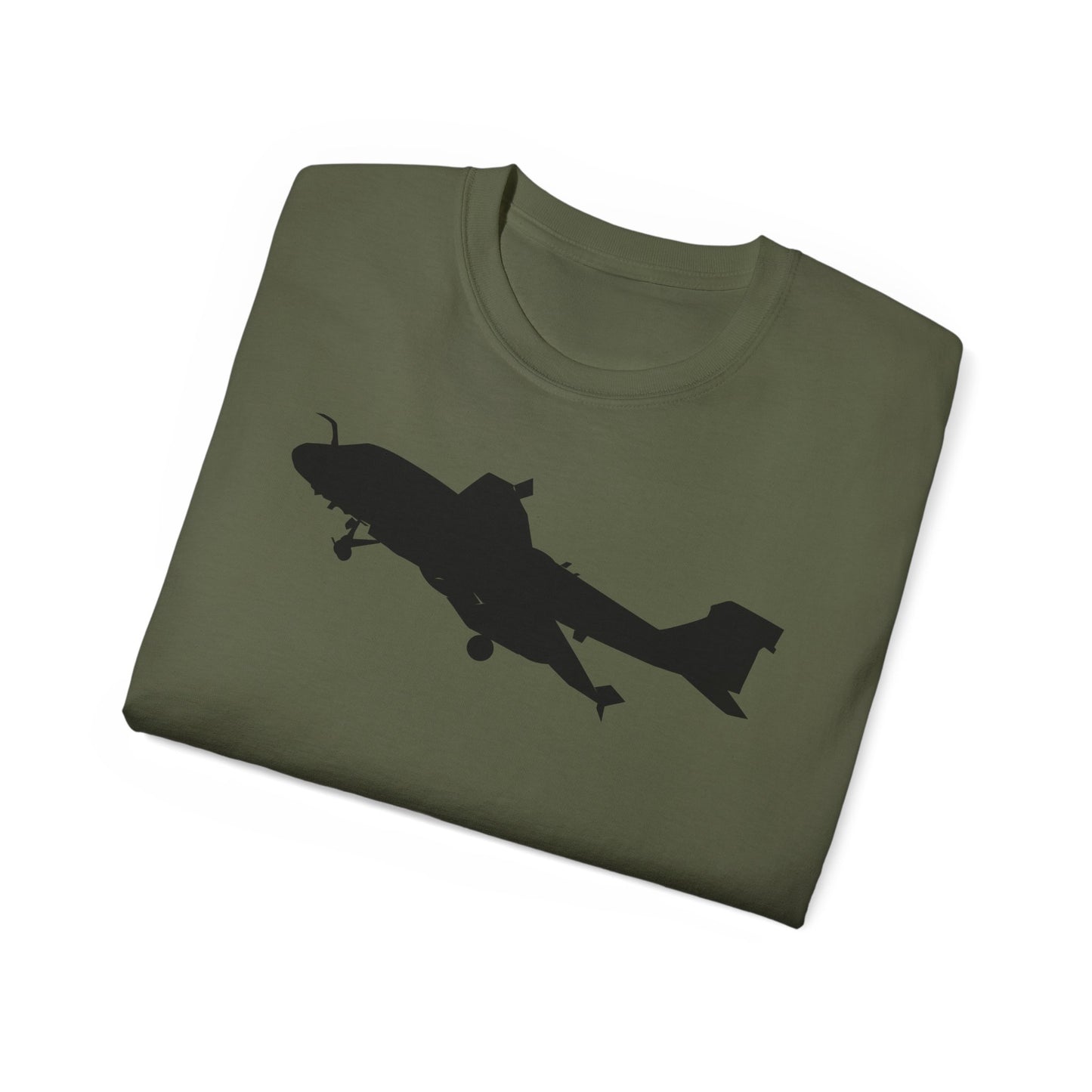 Unisex Ultra Cotton Tee - Aircraft - Navy - A-6A Intruder - Silhouette X 300