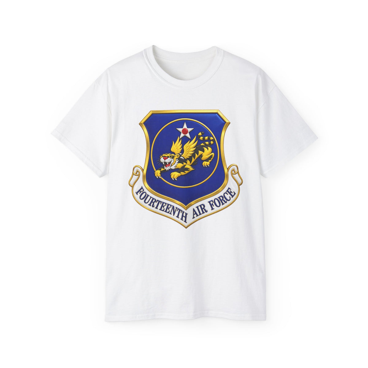 Unisex Ultra Cotton Tee - USAF - 14th Air Force - Flying Tigers wo txt - 3D - Enhanced