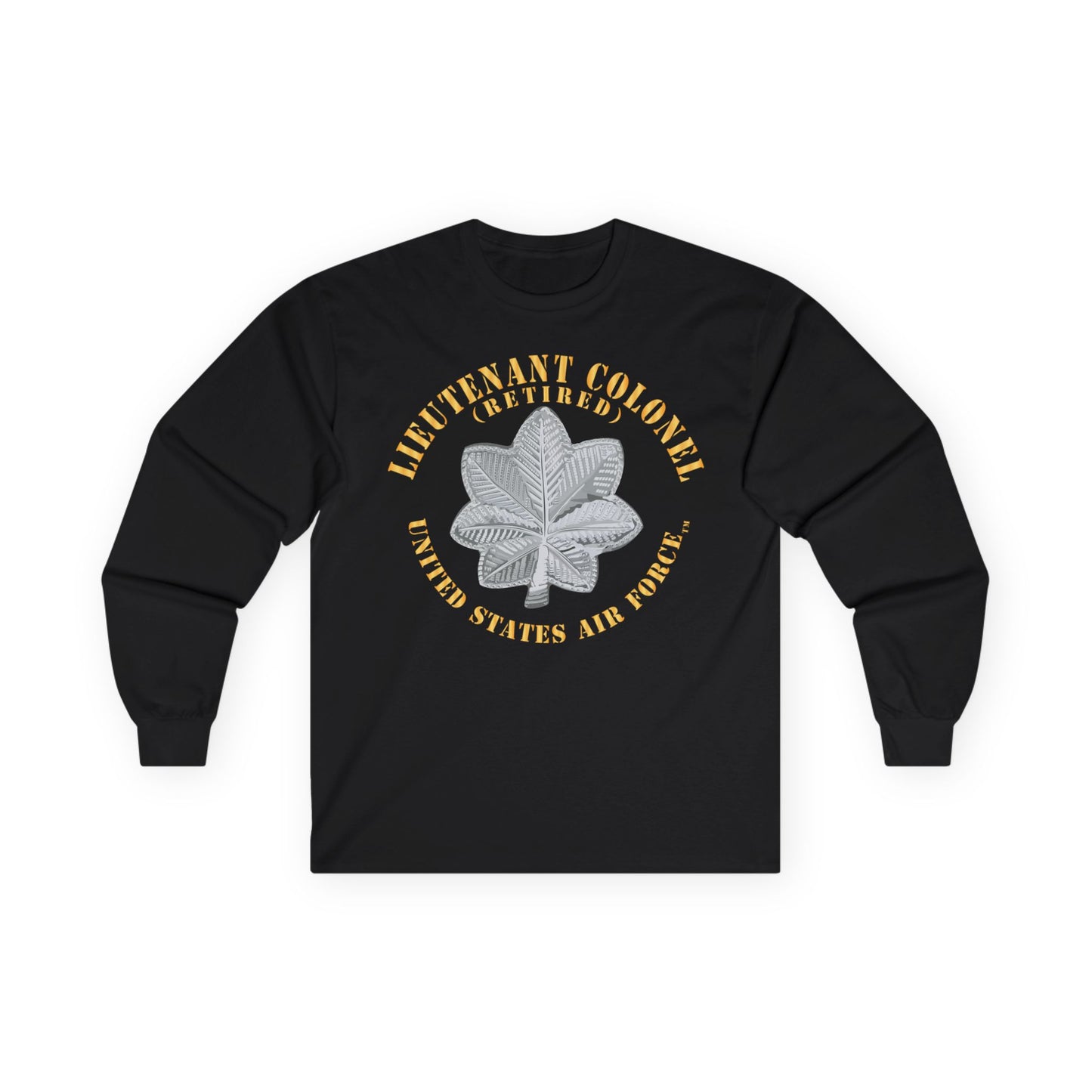 Unisex Ultra Cotton Long Sleeve Tee - USAF - Lieutenant Colonel - LTC - Retired - TM X 300