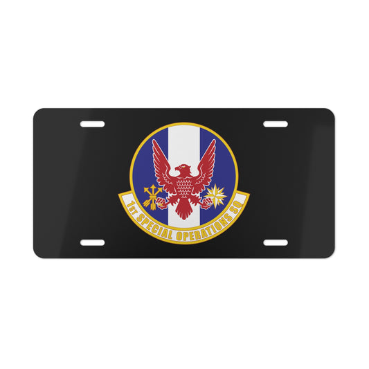License Plate - USAF - 1st Special Operations Squadron wo txt