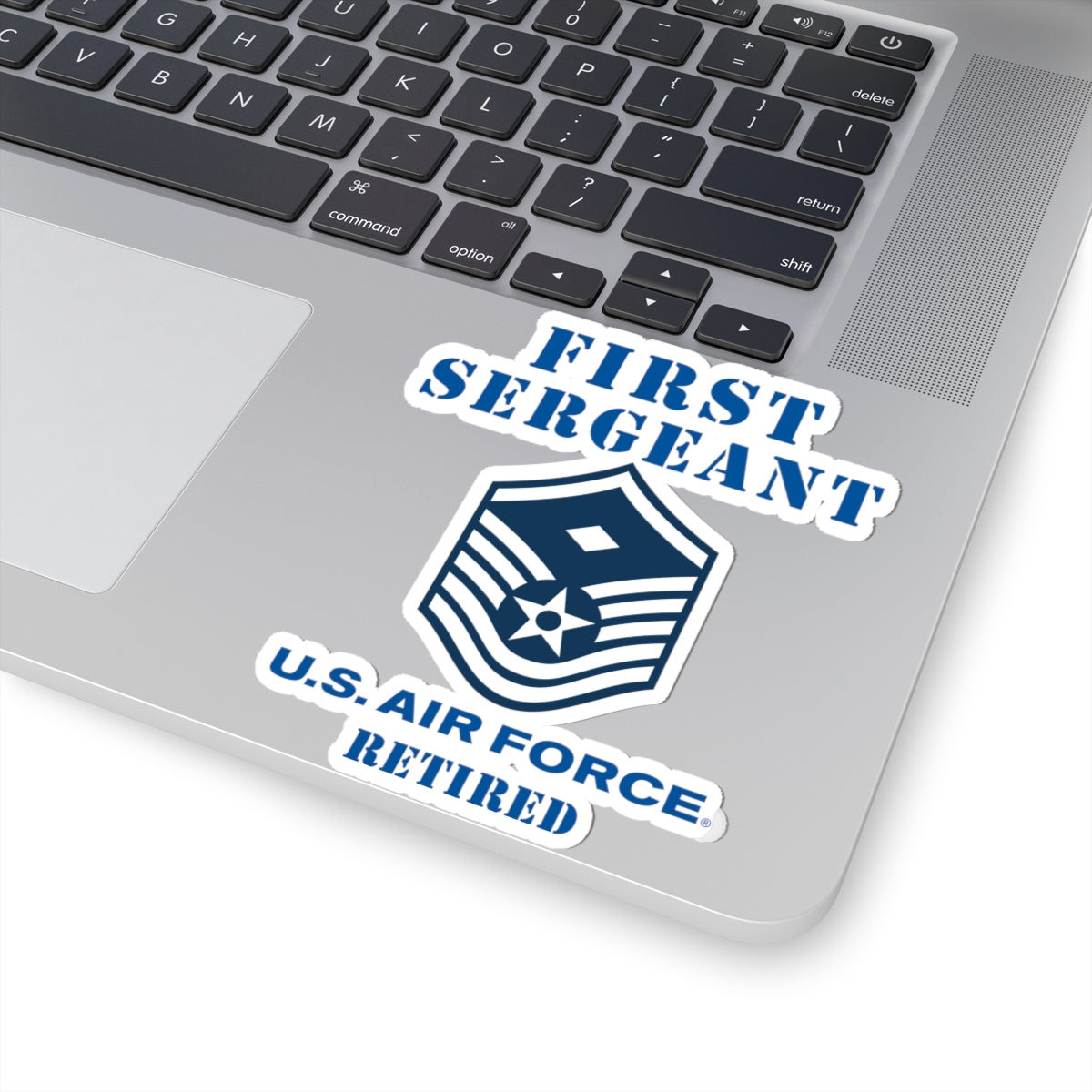 Kiss-Cut Stickers - USAF - First Sergeant (E7b) - 2020 - Retired