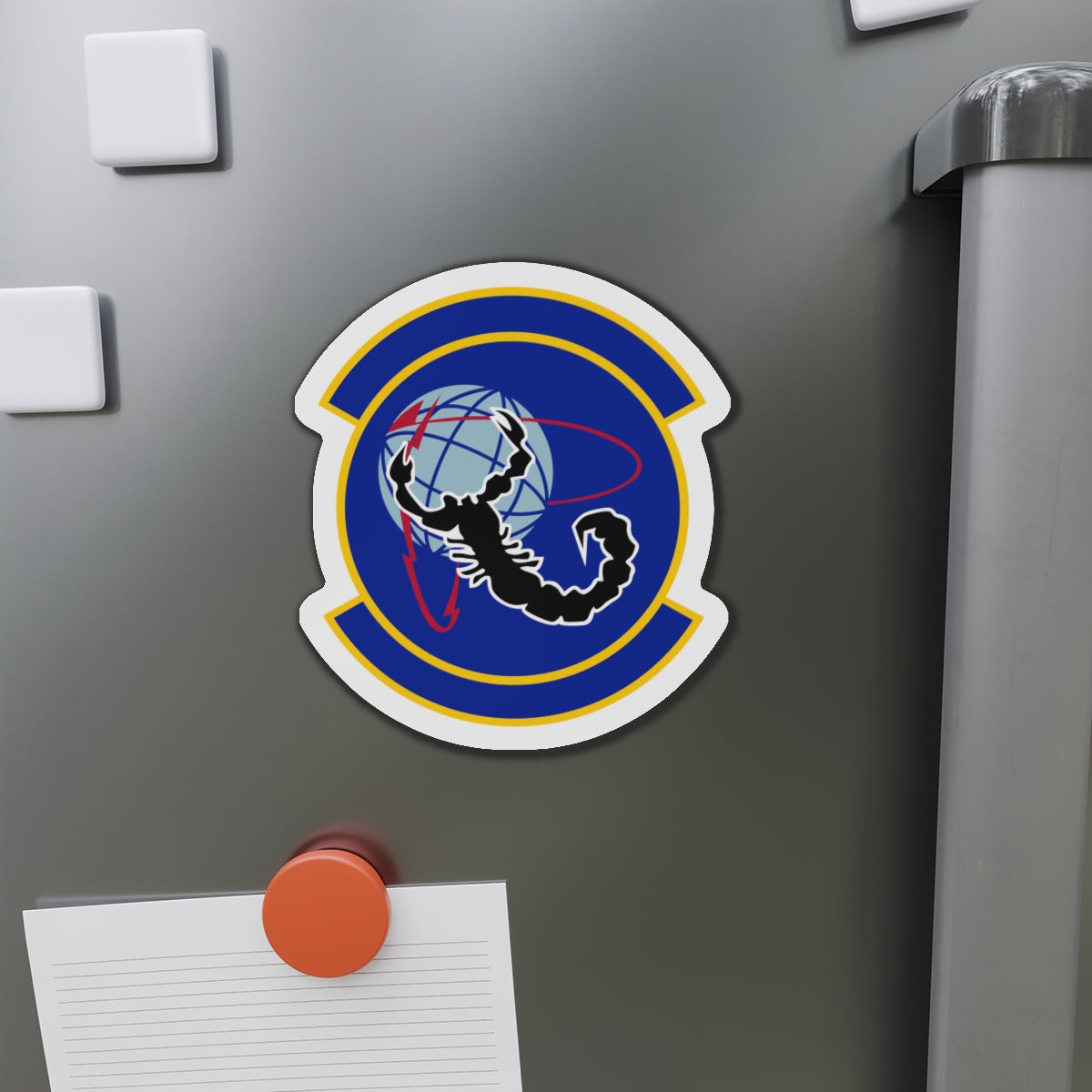Die-Cut Magnet - USAF - 4th Space Warning Sq wo txt X 300