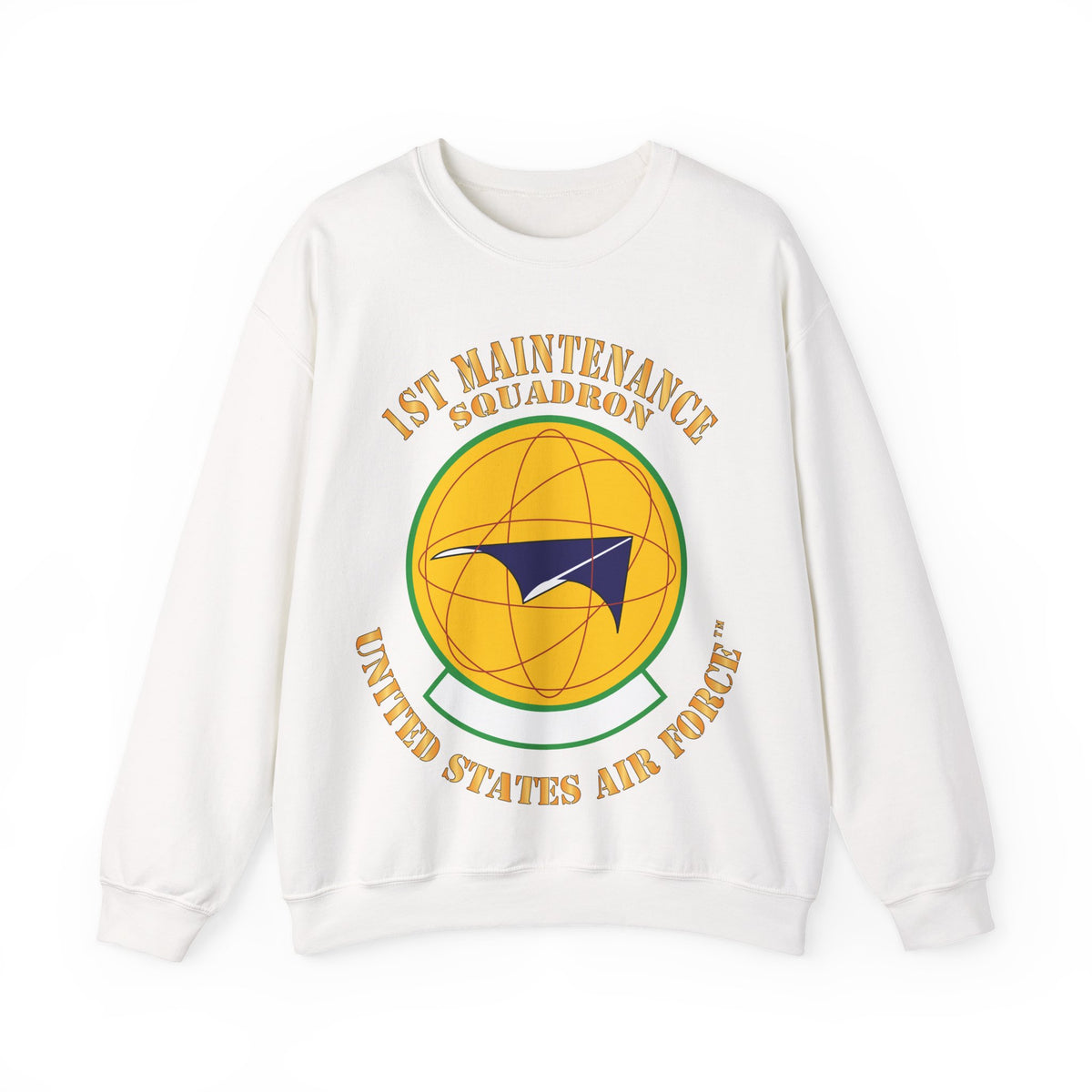 Crewneck Sweatshirt - USAF - 1st Maintenance Squadron X 300