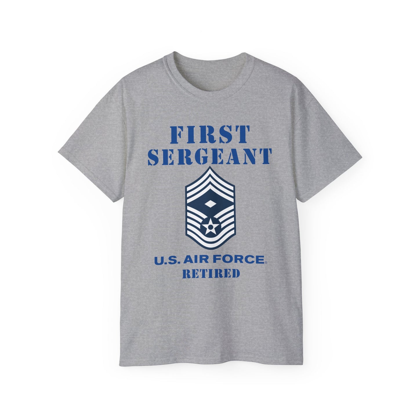Unisex Ultra Cotton Tee - USAF - First Sergeant (E9b) - 2020 - Retired