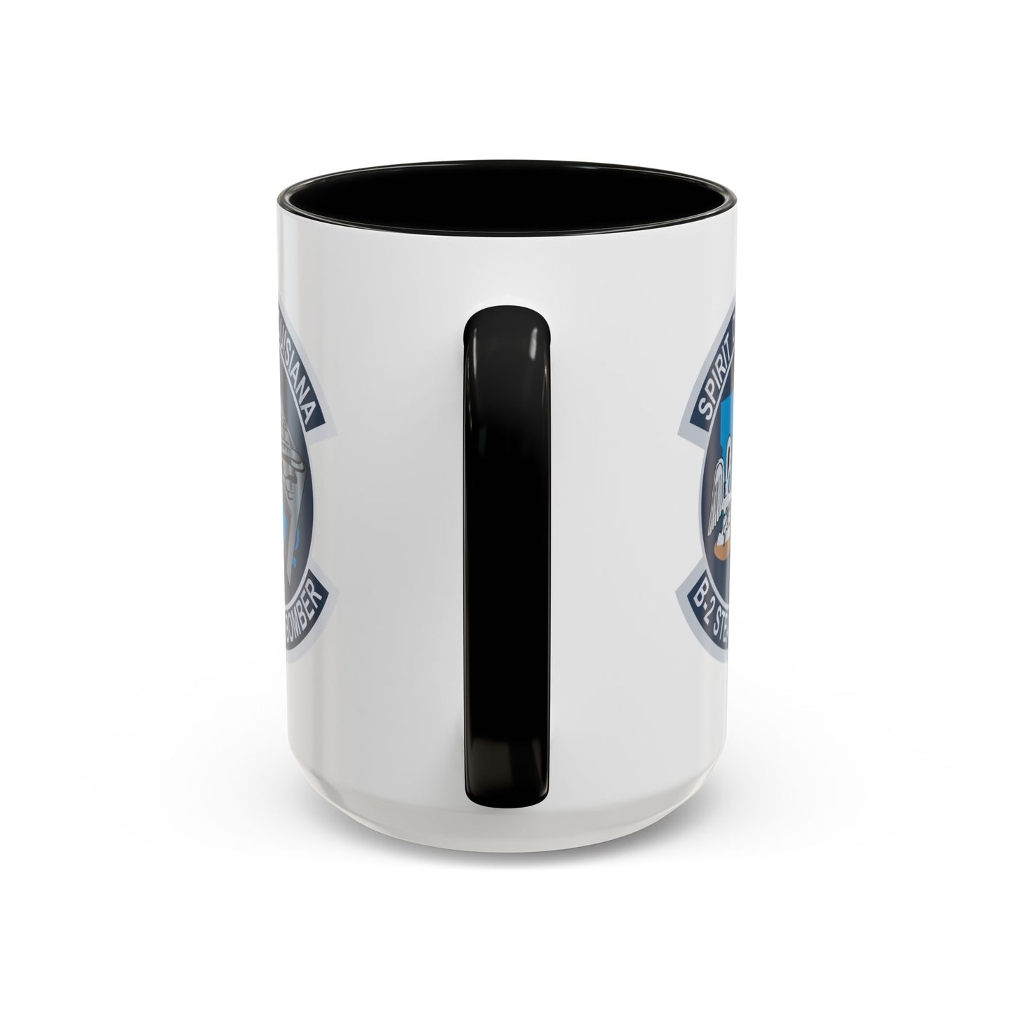 Accent Coffee Mug (11oz & 15oz) - USAF - B2 - Spirit of Louisiana - Stealth Bomber wo txt X 300