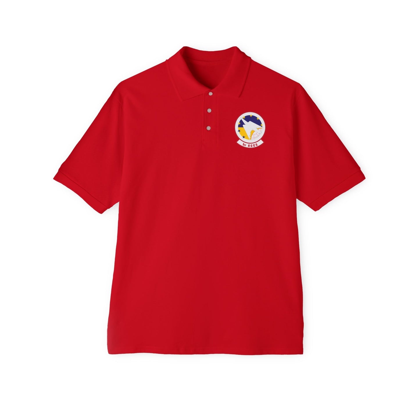 Men's Piqué Polo - USAF - 1st Airborne Command Control Squadron (ACC) wo txt X 300