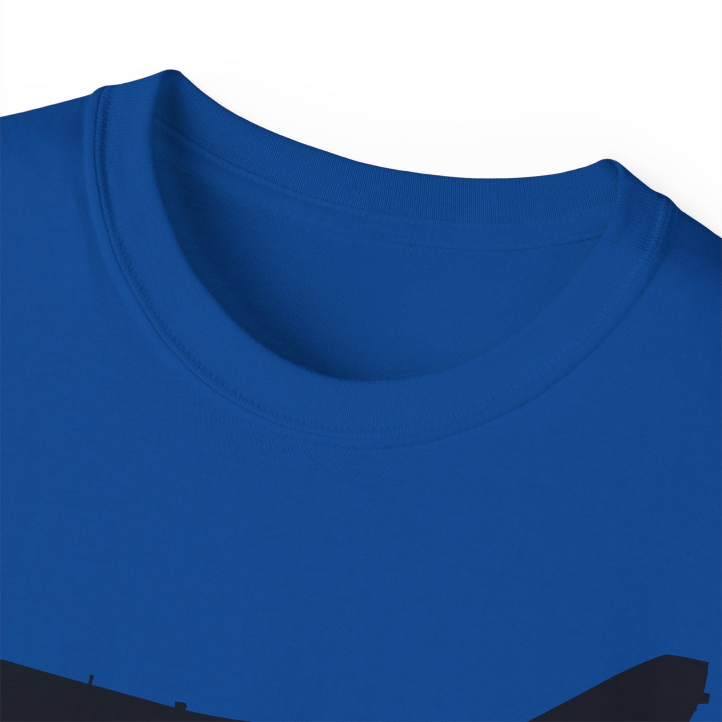 Unisex Ultra Cotton Tee - Aircraft - Navy - A-7B Corsair II - Side - Silhouette X 300