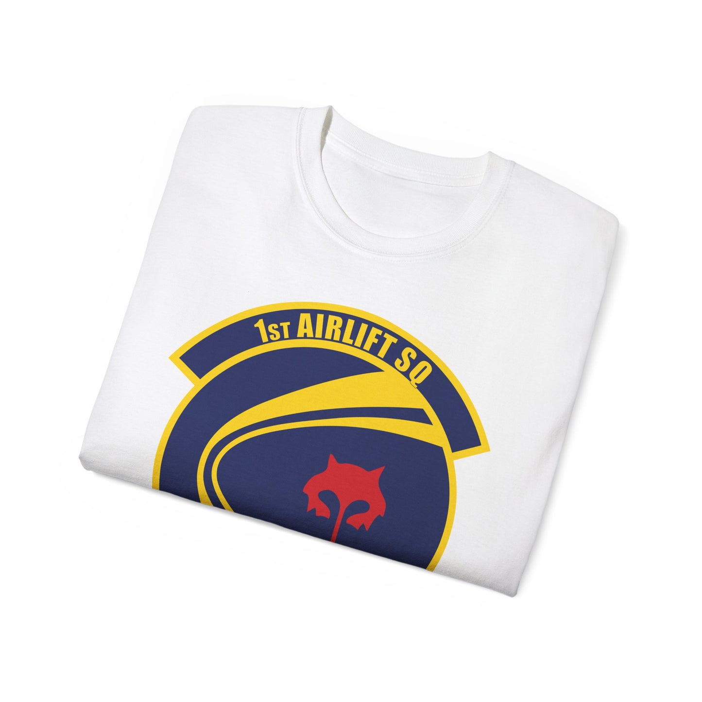 Unisex Ultra Cotton Tee - USAF - 1st Airlift Squadron wo txt X 300