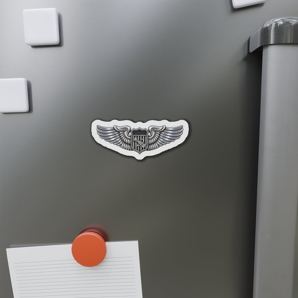 Die-Cut Magnet - USAF - Basic Astronaut Badge wo txt - 3D - Enhanced