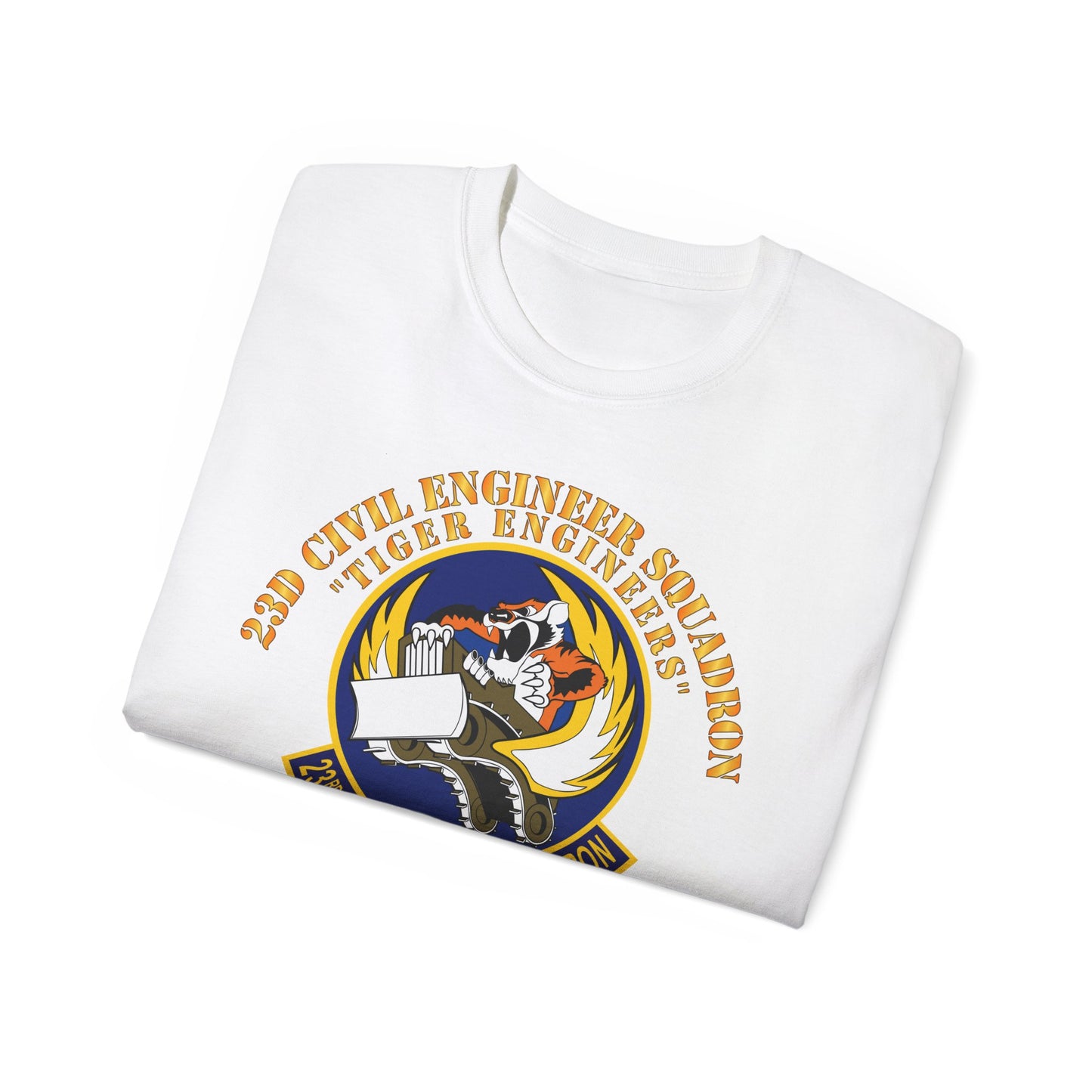 Unisex Ultra Cotton Tee - USAF - 23d Civil Engineer Squadron - Tiger Engineers - Moody AFB, GA