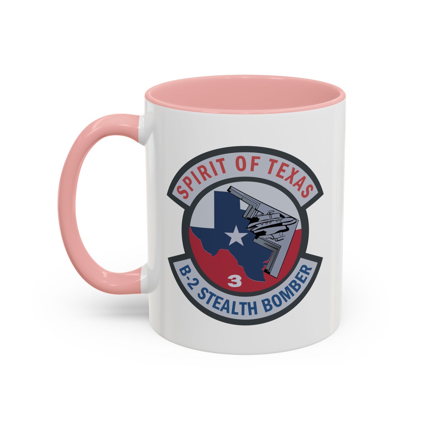 Accent Coffee Mug (11oz & 15oz) - USAF - B2 - Spirit of Texas - Stealth Bomber wo txt X 300