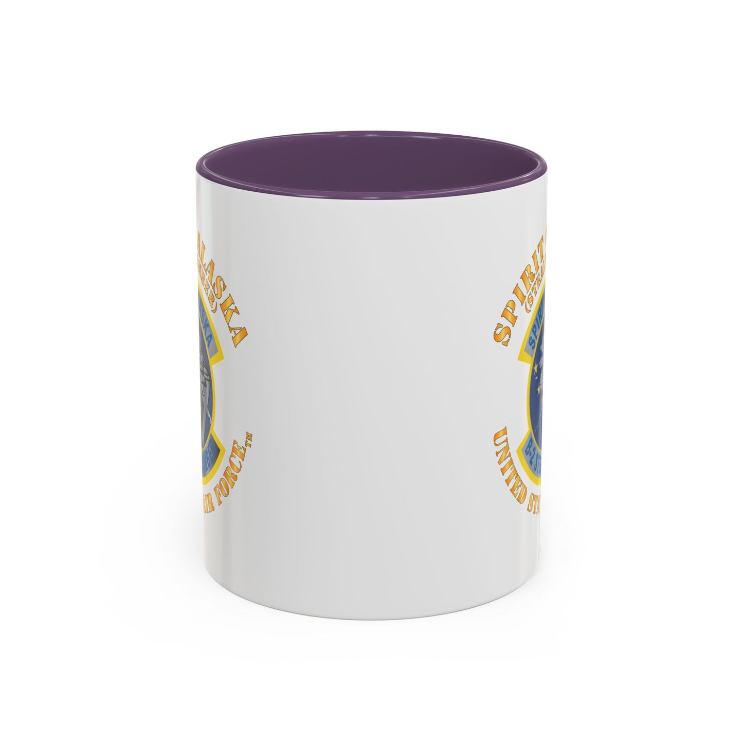 Accent Coffee Mug (11oz & 15oz) - USAF - B2 - Spirit of Alaska - Stealth Bomber X 300