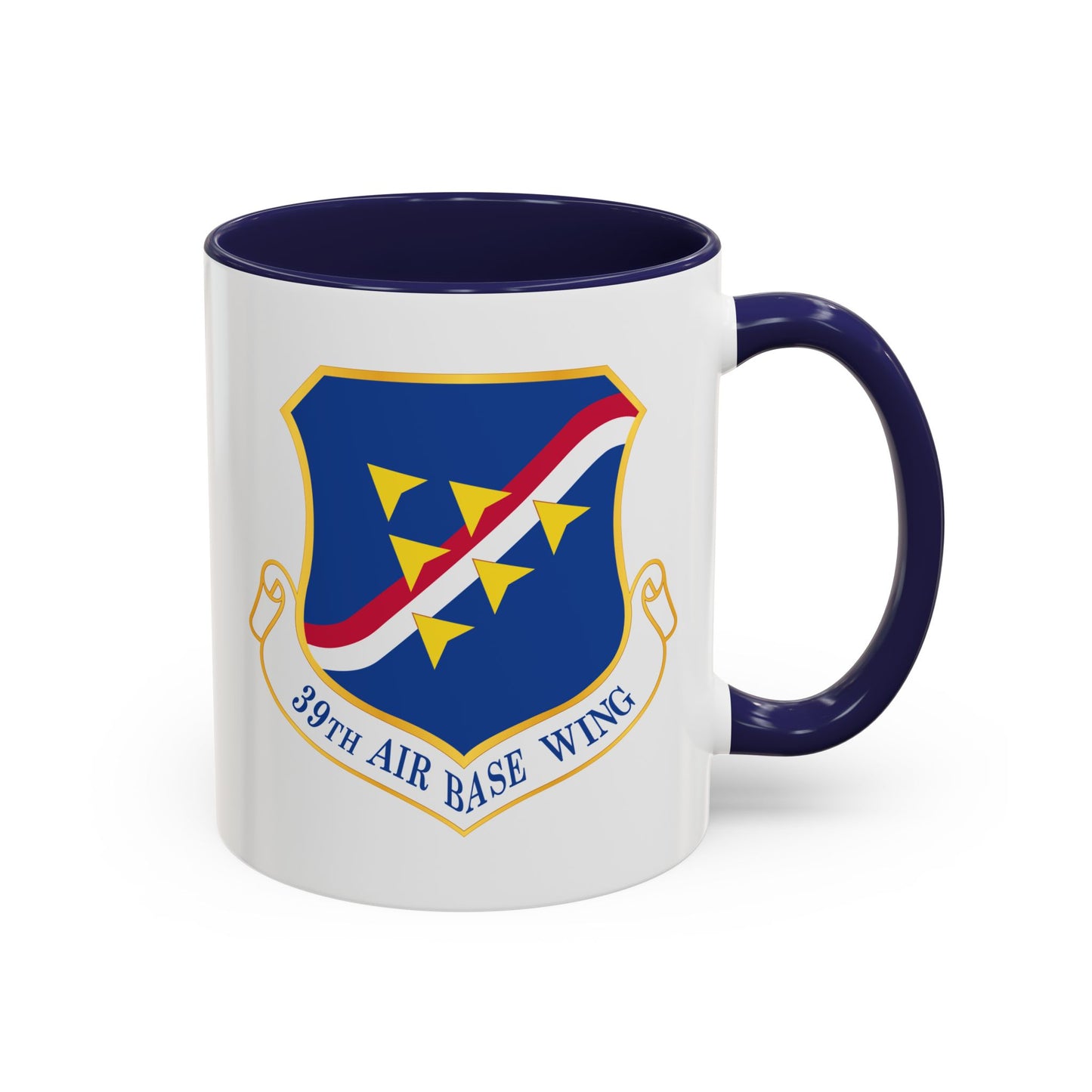 Accent Coffee Mug (11oz & 15oz) - USAF - 39th Airbase Wing wo Txt