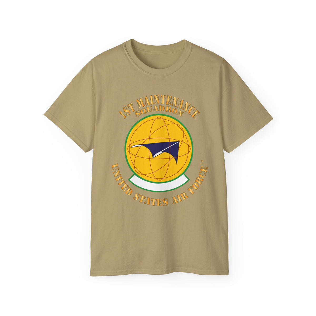 Unisex Ultra Cotton Tee - USAF - 1st Maintenance Squadron X 300