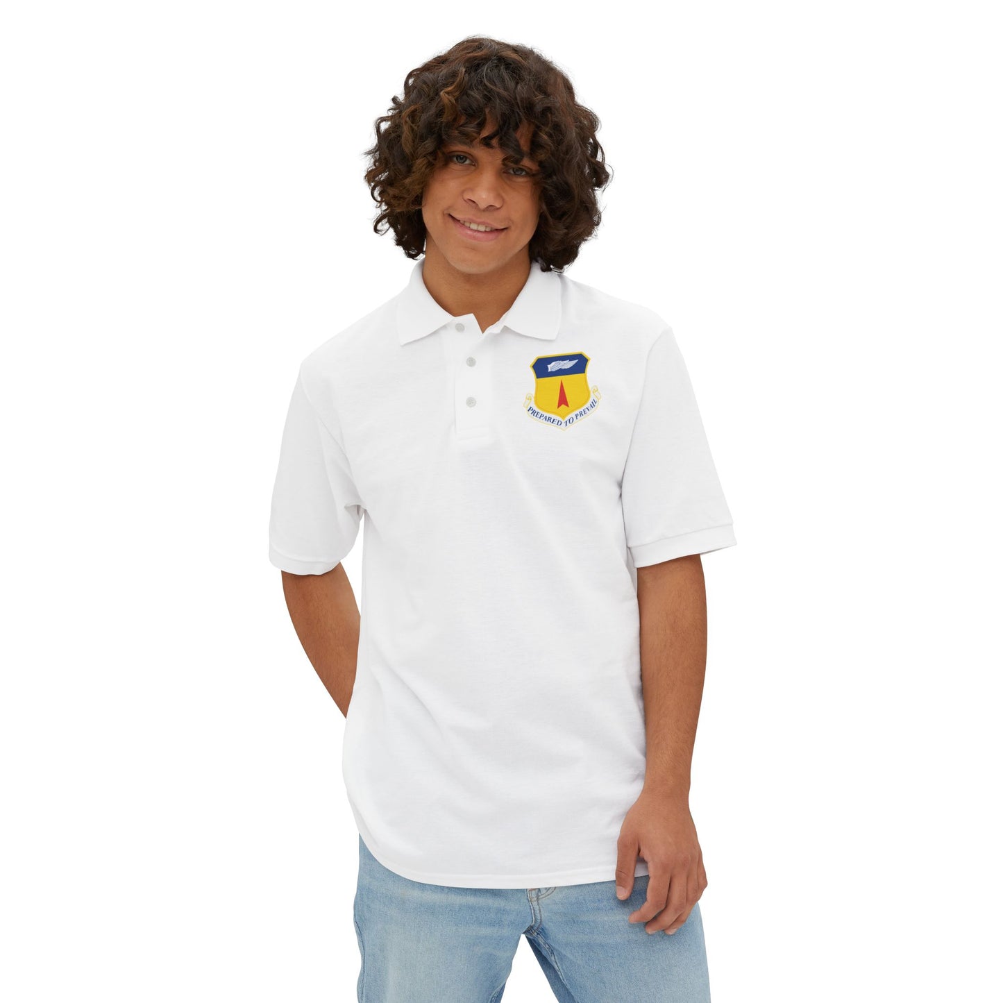 Men's Piqué Polo - USAF - 36th Wing wo Txt