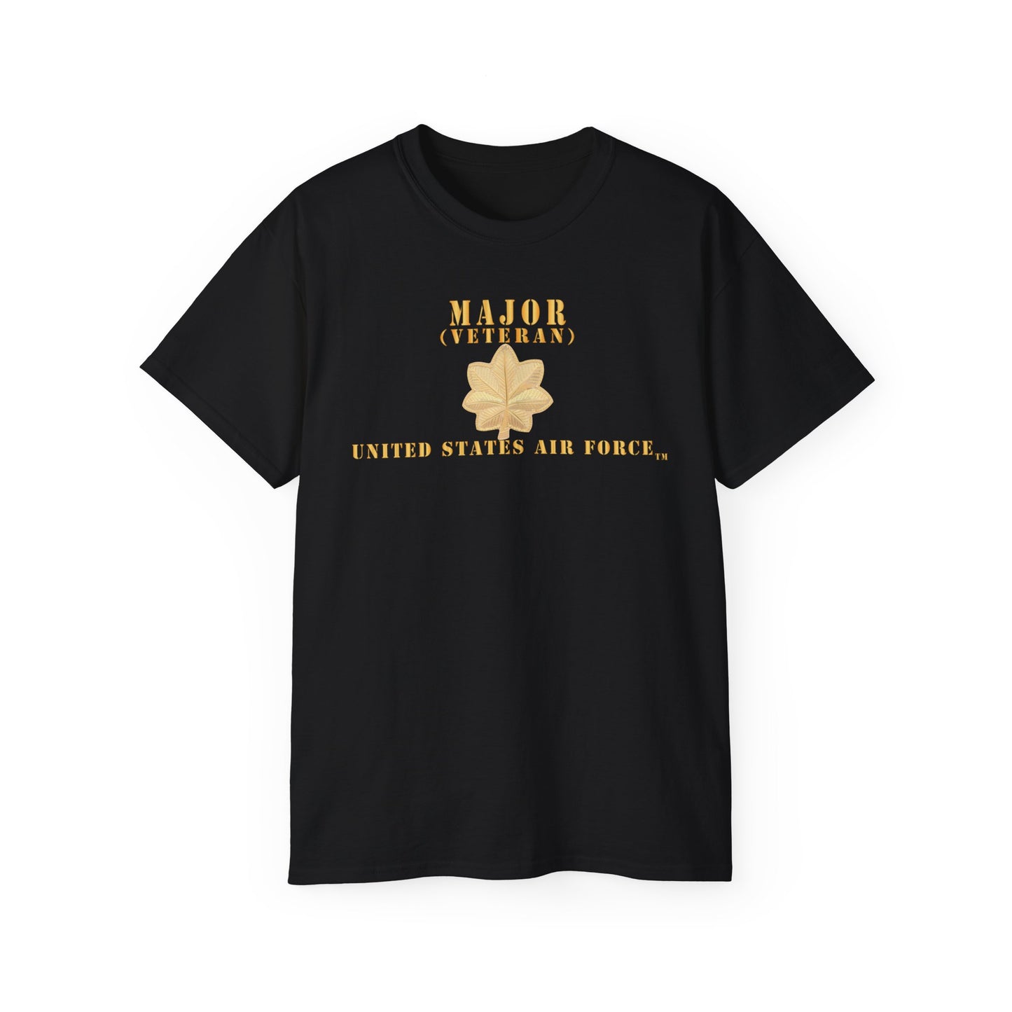 Unisex Ultra Cotton Tee - USAF - Major - MAJ - Veteran X 300