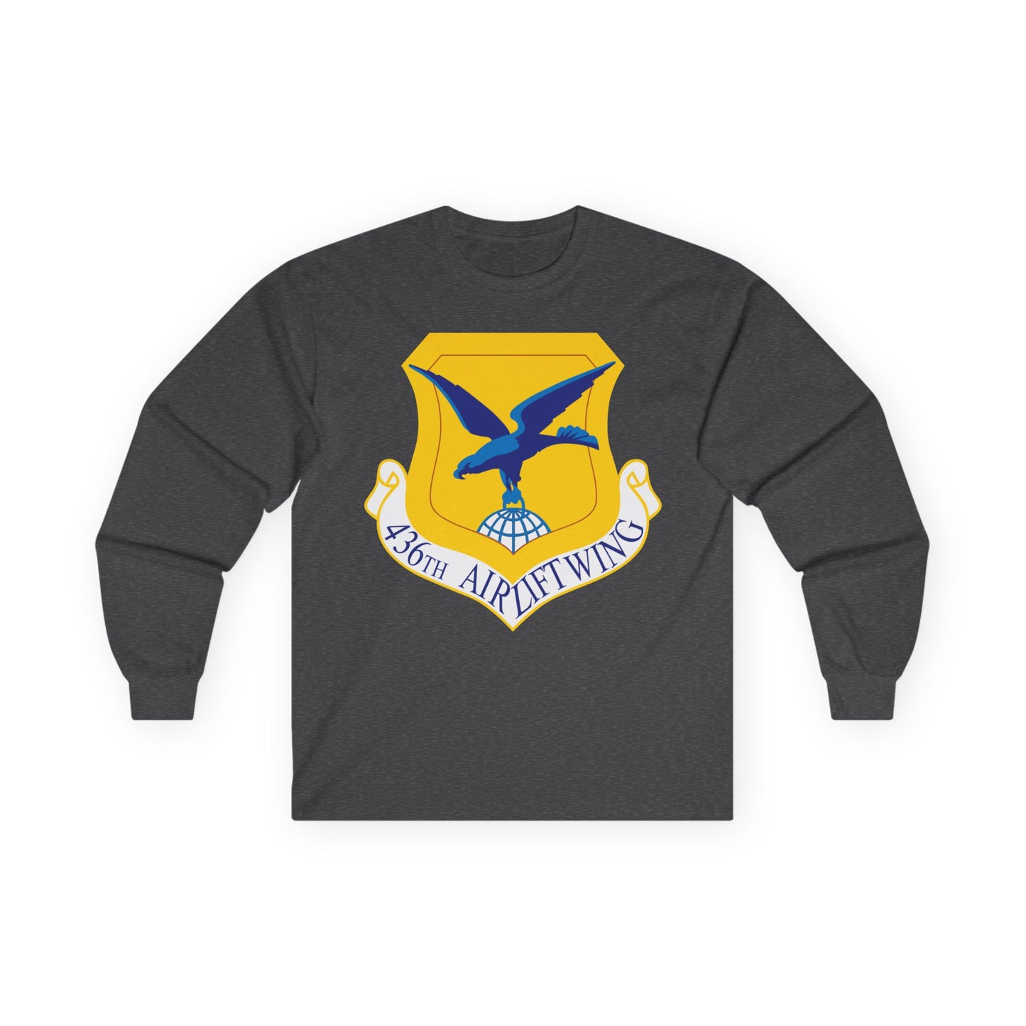 Unisex Ultra Cotton Long Sleeve Tee - USAF - 436th Airlift Wing wo Txt X 300