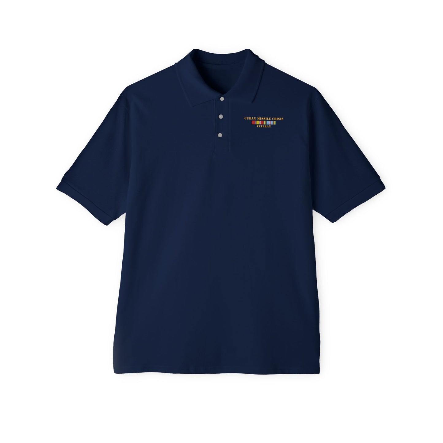 Men's Piqué Polo - USAF - Cuban Missile Crisis w AFEM COLD SVC X 300