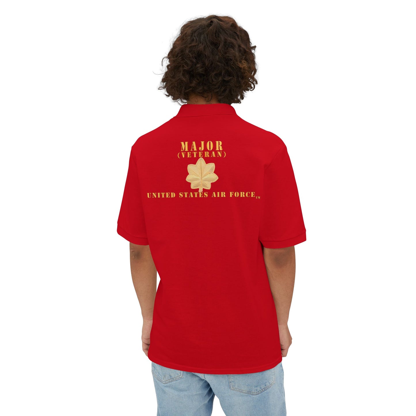 Men's Piqué Polo - USAF - 22nd Special Tactics Squadron  wo Txt X 300