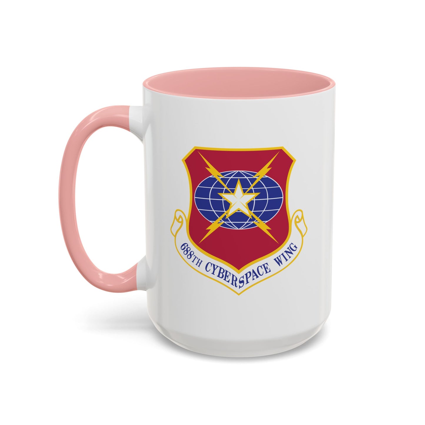 Accent Coffee Mug (11oz & 15oz) - USAF - 688th Cyberspace Wing wo Txt X 300