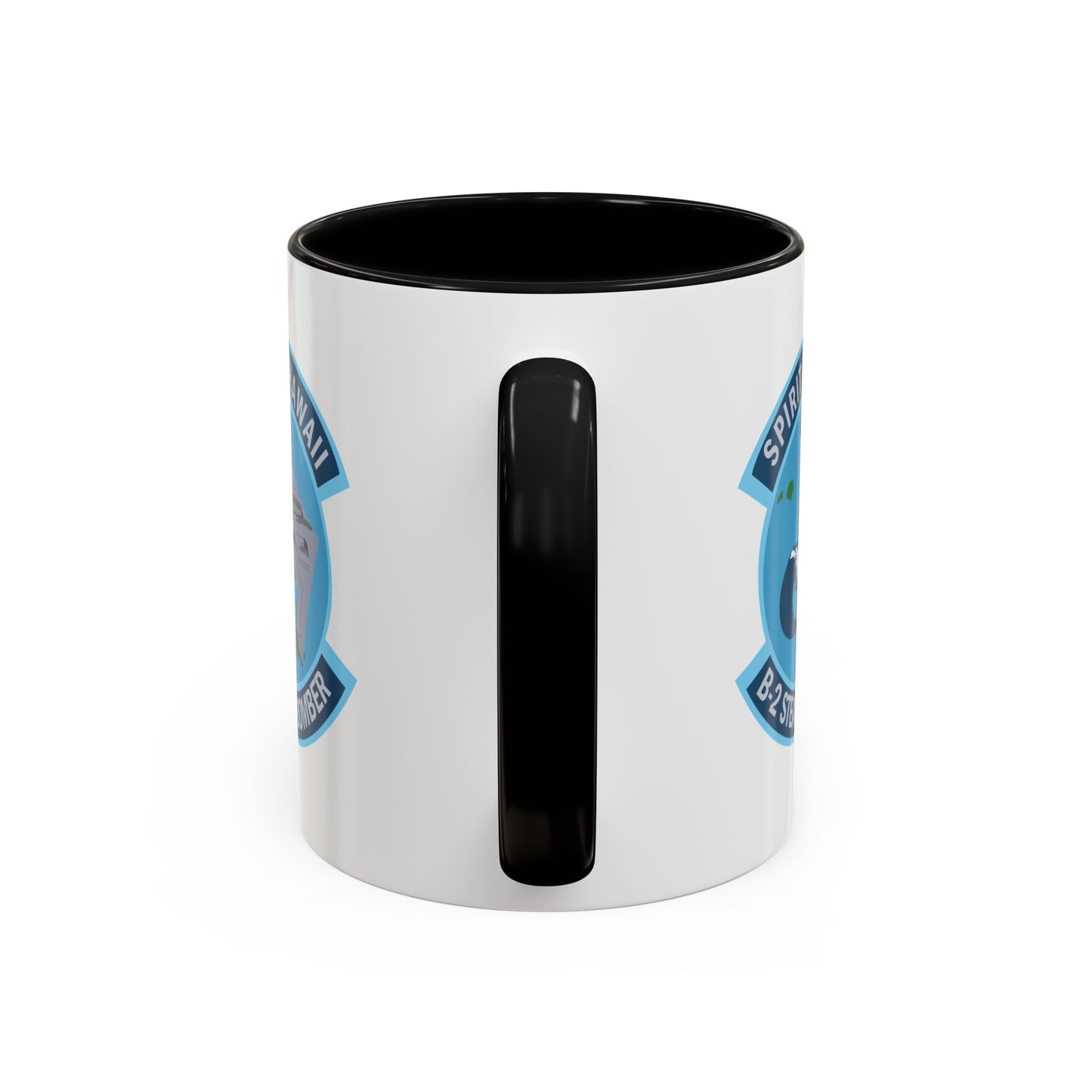 Accent Coffee Mug (11oz & 15oz) - USAF - B2 - Spirit of Hawaii - Stealth Bomber wo txt X 300