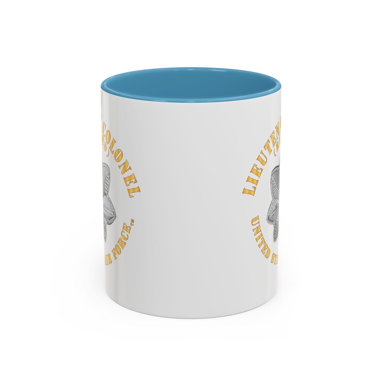 Accent Coffee Mug (11oz & 15oz) - USAF - Lieutenant Colonel - LTC - Retired - TM X 300