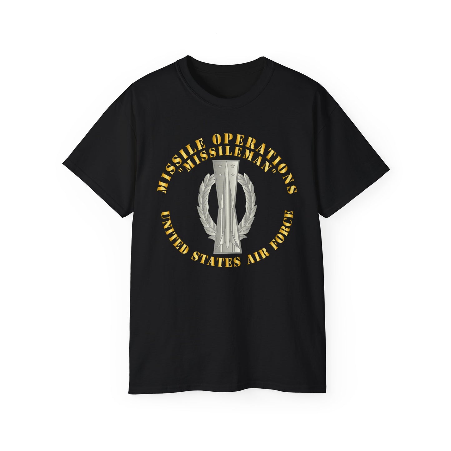 Unisex Ultra Cotton Tee - USAF - Missile Operations - Missileman - Basic