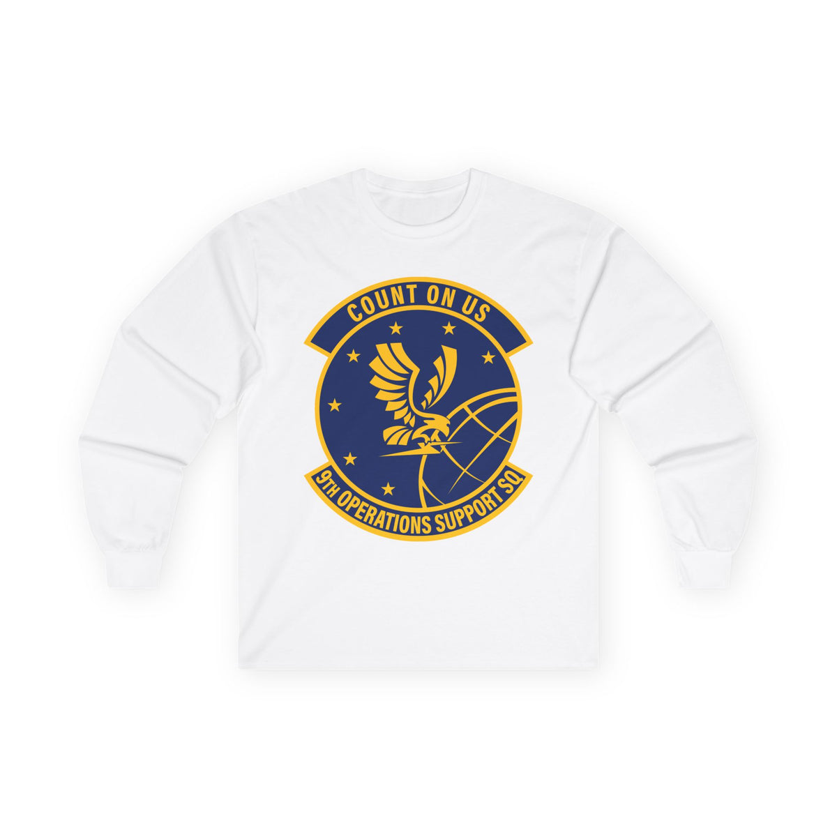 Unisex Ultra Cotton Long Sleeve Tee - USAF - 9th Operations Support Squadron wo txt X 300